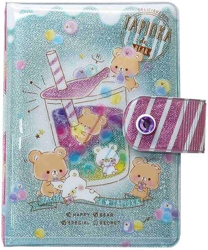 シール帳 タピオカベアー マイ シールバインダー ss Q Lia 女の子向け プレゼント グッズ 通販 シール ステッカー 文房具 オフィス用品