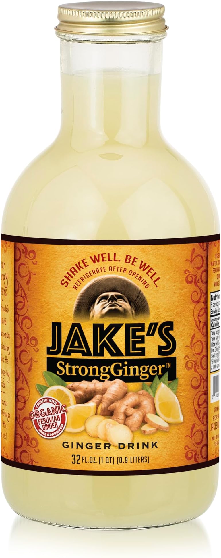 - Jake's Strong Ginger 32oz Bottle