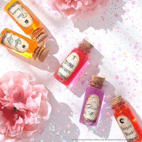 Miniatura 6 de Magic Season Botellas de vidrio decorativas (24 unidades / 0.33 onzas líquidas)