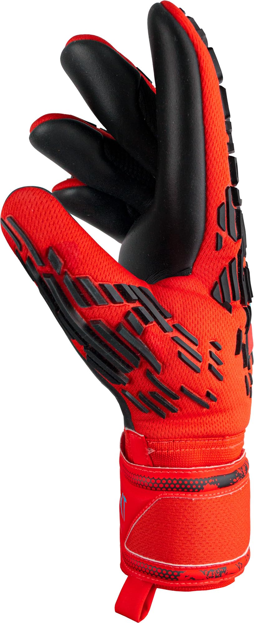 Reusch Torwarthandschuhe Herren Erwachsene | starker Grip, Stabilität & perfekte Passform | atmungsaktiv | für Training & Spiel | Kunstrasen & Naturrasen |Größe 7,5-12 | Attrakt Freegel Silver