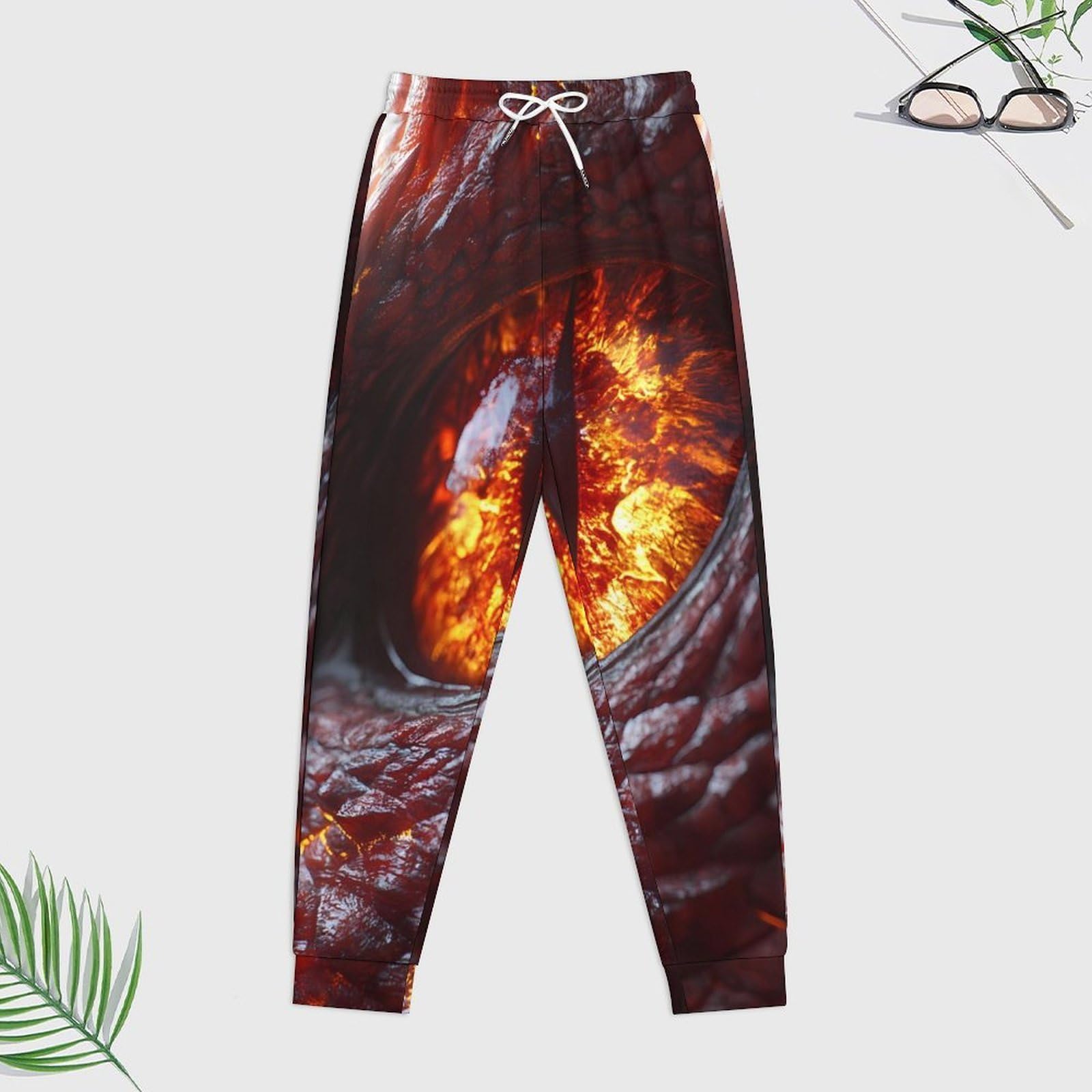 Dragon Eye - Conjunto de sudadera para hombre, 2 piezas, conjunto de chándal casual, sudadera cómoda con capucha
