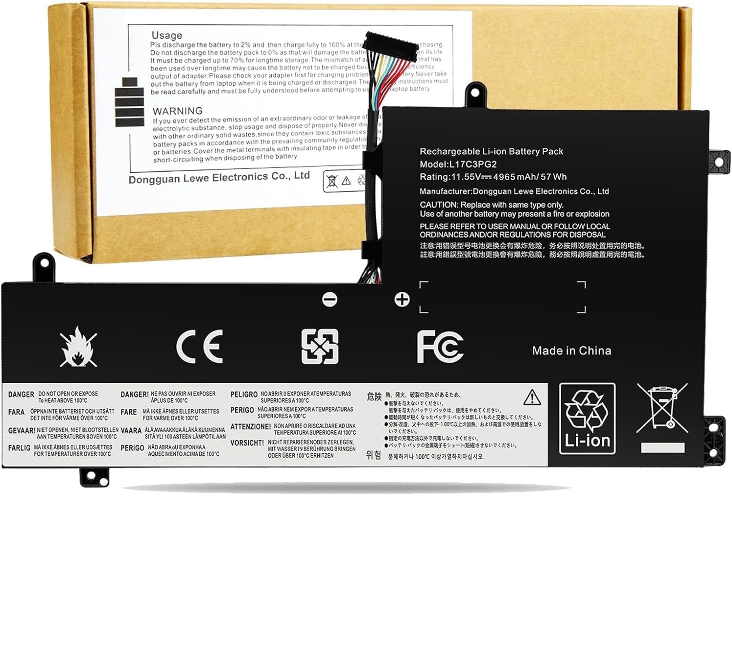 L17M3PG1 Laptop Battery Compatible for Lenovo Legion Y530-15ICH Y7000 2019 1050 Y7000-2019-PG0 Y540-15IRH-PG0 Y540-17IRH-PG0 Y7000P Series Notebook L17L3PG1 L17M3PG3 L17C3PG1-picture-26