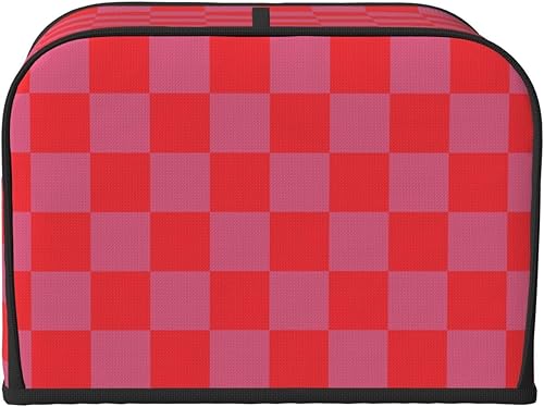 Miniatura 9 de Funda para máquina de pan de 2 rebanadas de color blanco y negro con bolsillos, cubierta para tostadora, protección de huellas dactilares, lavable a