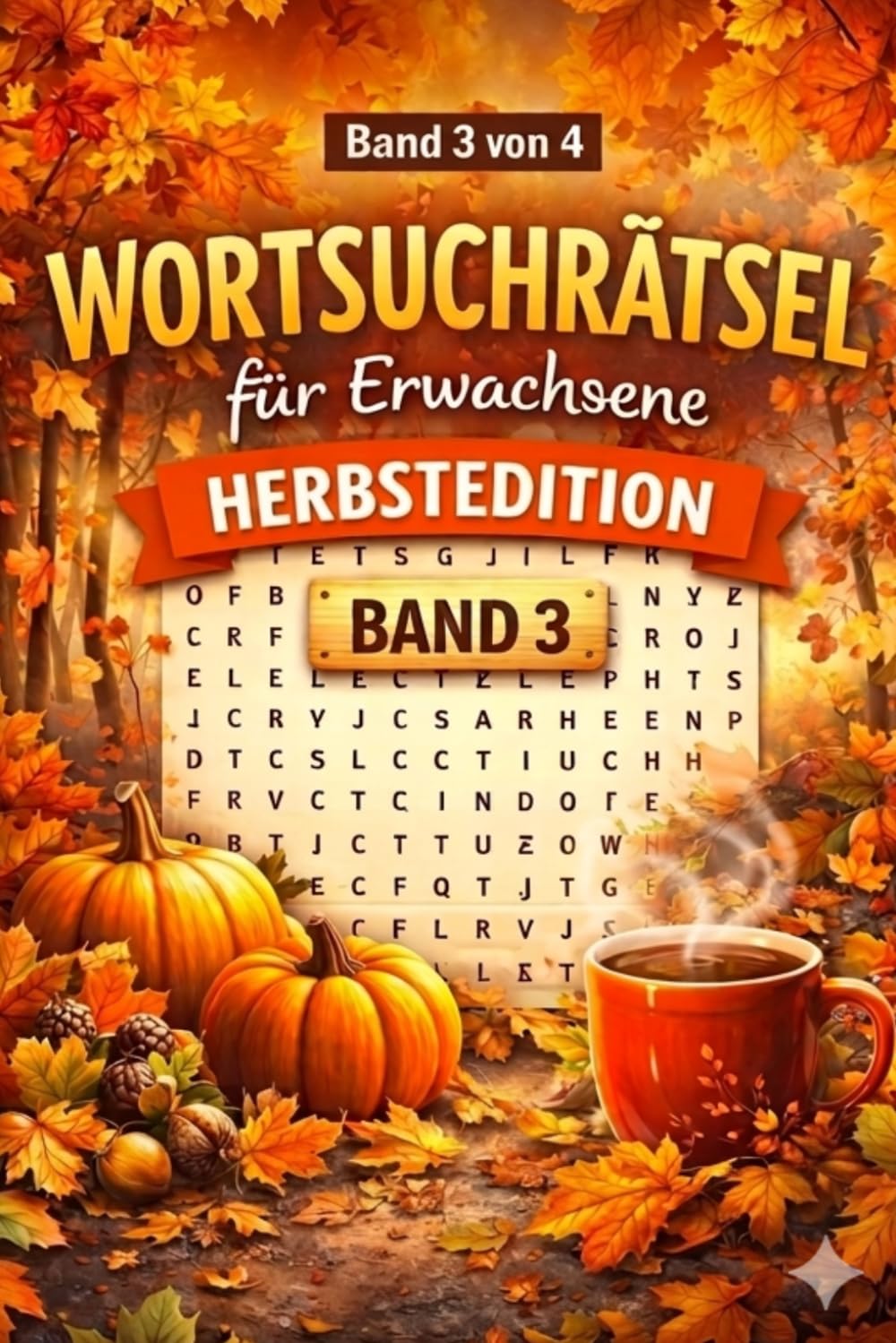 Wortsuchrätsel für Erwachsene & Senioren – Herbst Edition: Großdruck | 100 Rätsel von leicht bis schwer | Entspannen, Abschalten & Gehirntraining (Die Wortsuchrätsel-Jahreszeitenreihe)