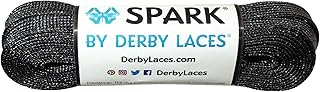 Derby Laces Spark Black Laces (54 Inch / 137 cm)