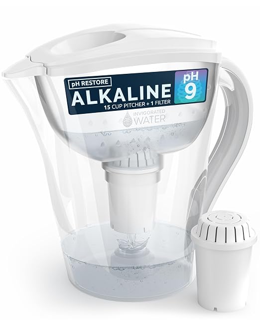 Invigorated Water pH Restore Water Filter Pitcher