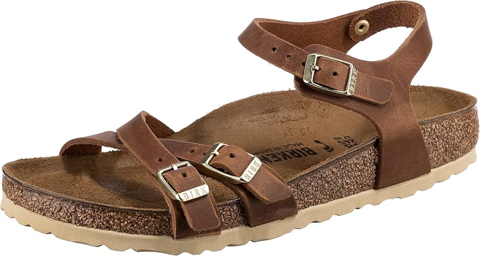 BIRKENSTOCK Damen Sandals - 39 EU - Cognac