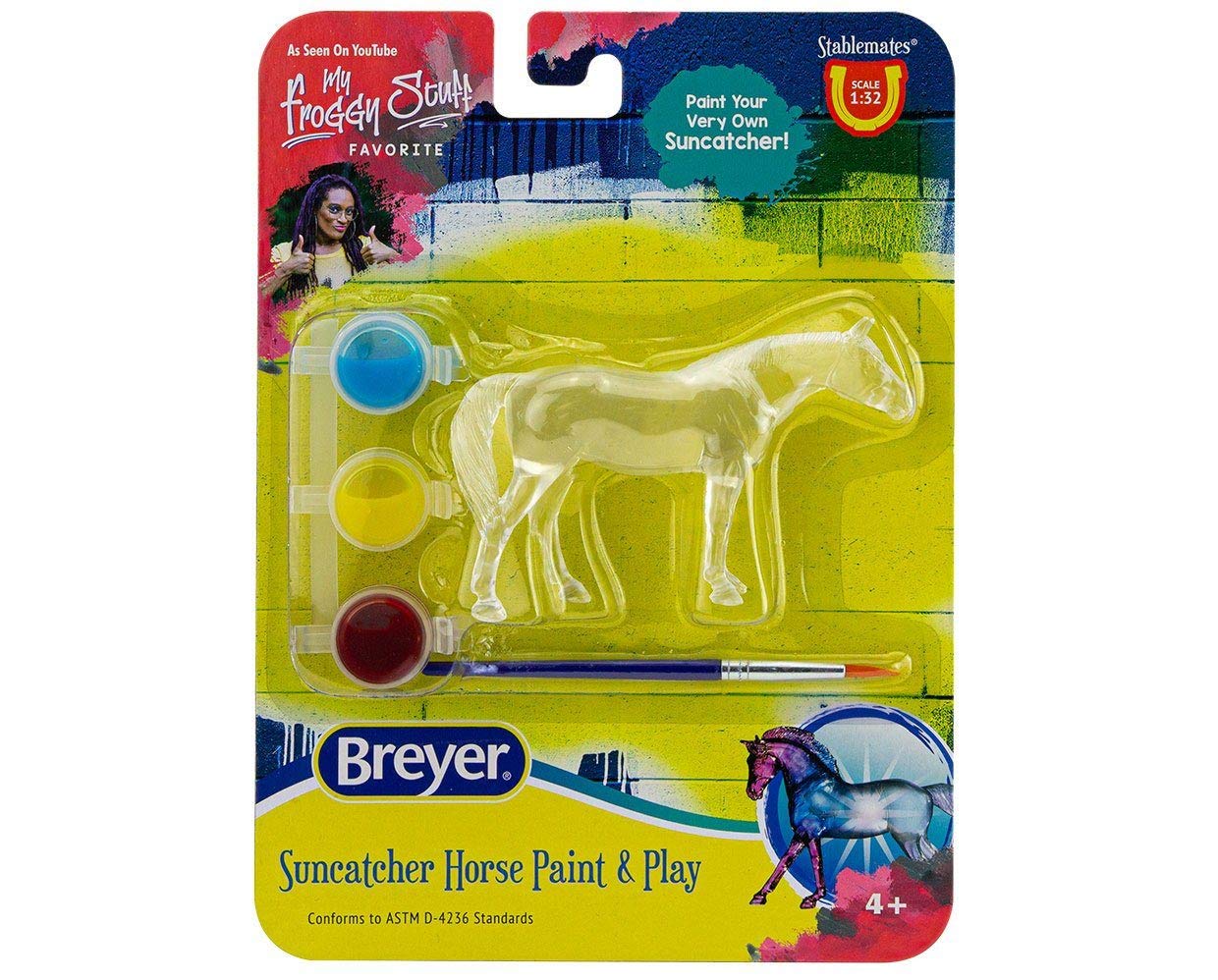 BreyerHorses Stablemates Suncatcher Horse Paint & Play #4230 Assorted