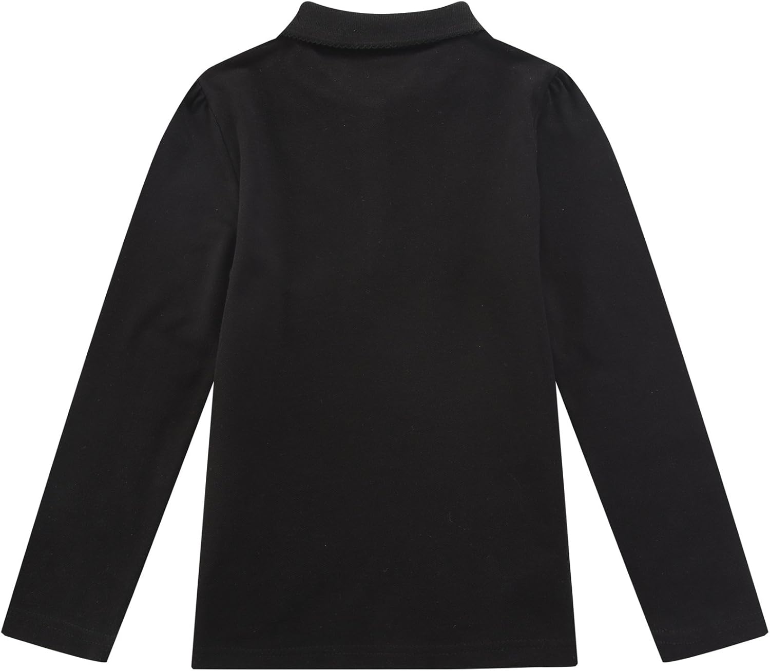 Bienzoe Girl's Breathable Quick Dry Long Sleeve Polo: Clothing, Shoes & Jewelry