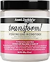 Aunt Jackie's Curls and Coils Transform Hydrating Leave-In Creme Conditioner for All Hair Types and Textures, 15 oz