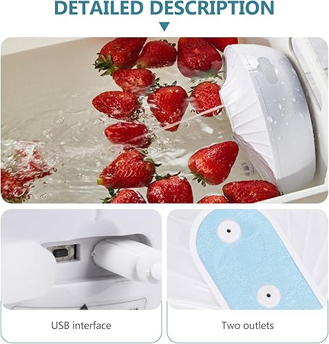 Miniatura 6 de CAXUSD Lavadora Lavavajillas Esterilizador de verduras Lavadora de ropa interior Esterilizador de frutas Limpiador Mini Usb Limpiador de Frutas Usb