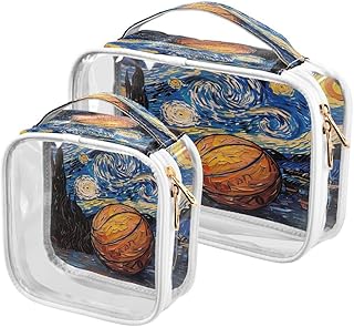 ALAZA Starry Basketball Artwork 2 Pcs Storage...