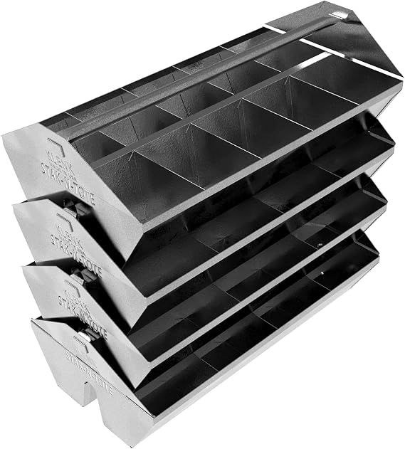 KLENK MB78010 Stak-N-Tote Fittings Tote Tray, 8 Compartment