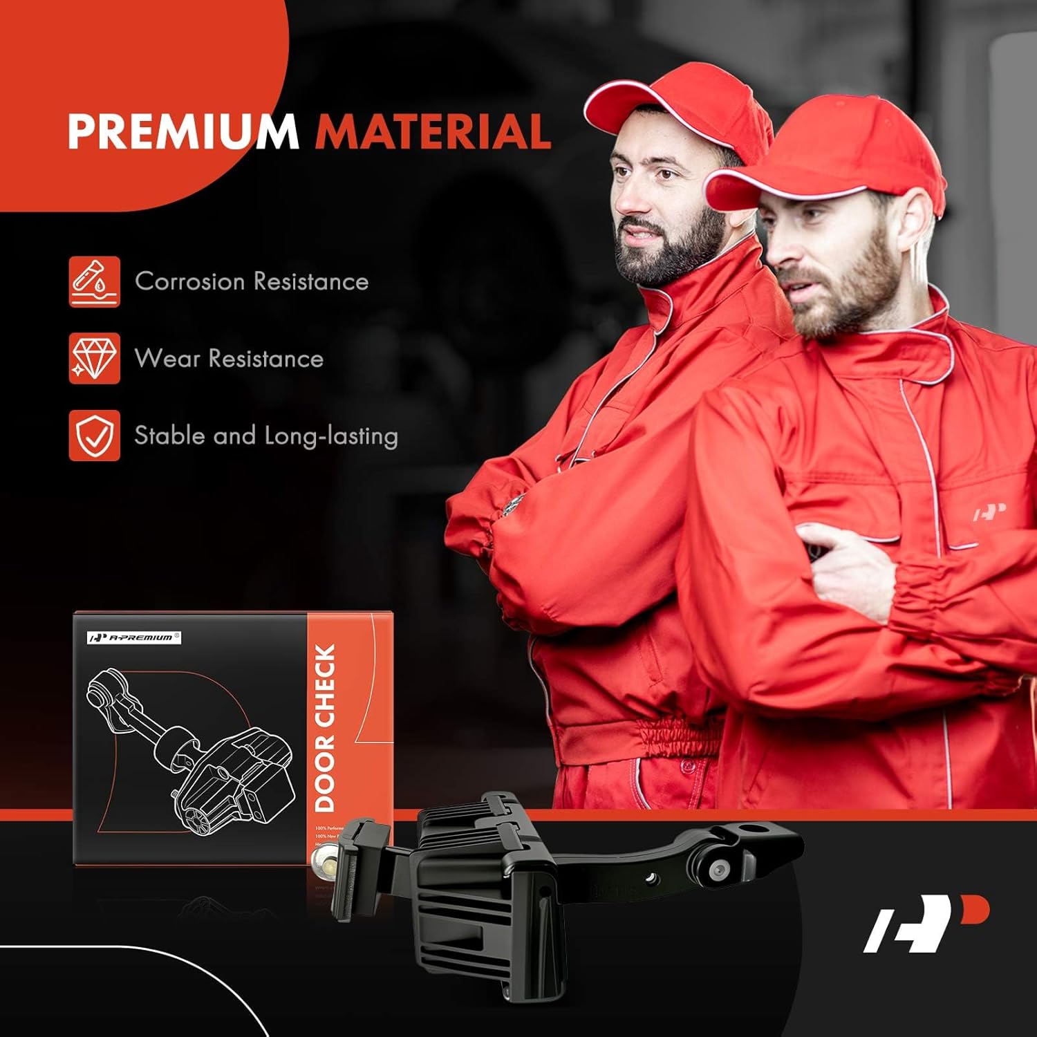 A-Premium Front Left or Right Side Door Check Strap Stopper Compatible with BMW 328i 2007-2013, 328i xDrive 2009-2013, 328xi 2007-2008 2007-2013, 335i, 335i xDrive, 335is, 335xi, M3 2008-2013