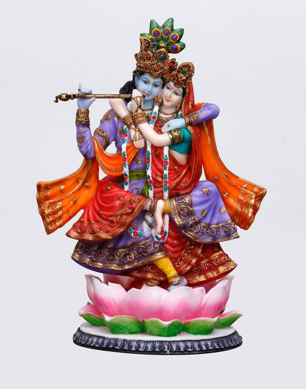 Sri Krishna Culture Dancing Radha Krishna Murti Jugal