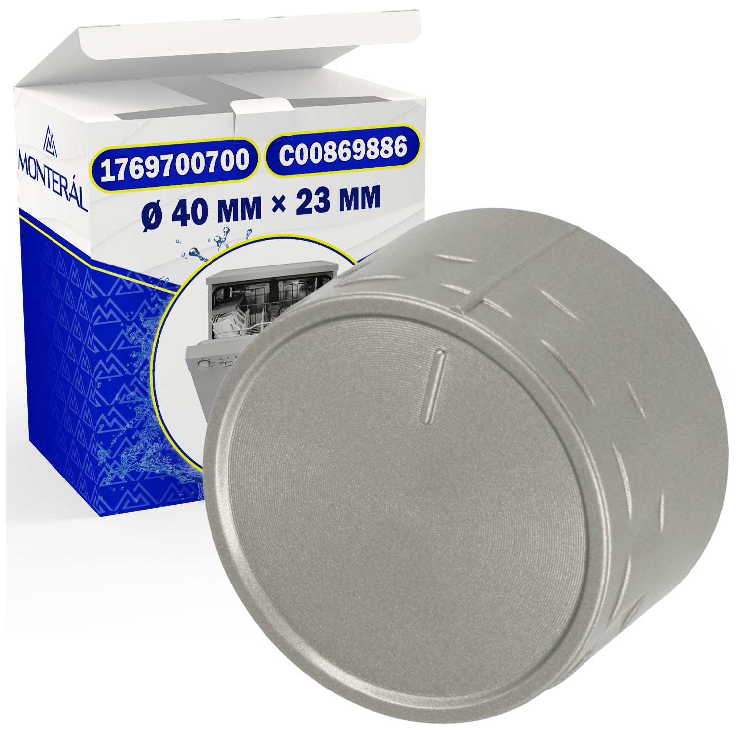 Programmwahlknopf für Geschirrspüler Ø 40 mm х 23 mm mit Originalcode 1769700700 C00869886 für Beko - Garantie 10 Jahre - MONTERAL