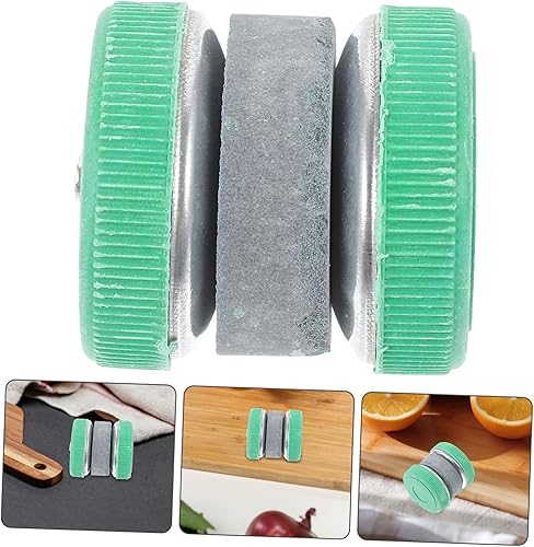 Miniatura 3 de Housoutil Sacapuntas manual de lápices, tijeras de cocina, afilador de cuchillos de mano, afilador de cuchillos manuales, sacapuntas de piedra,