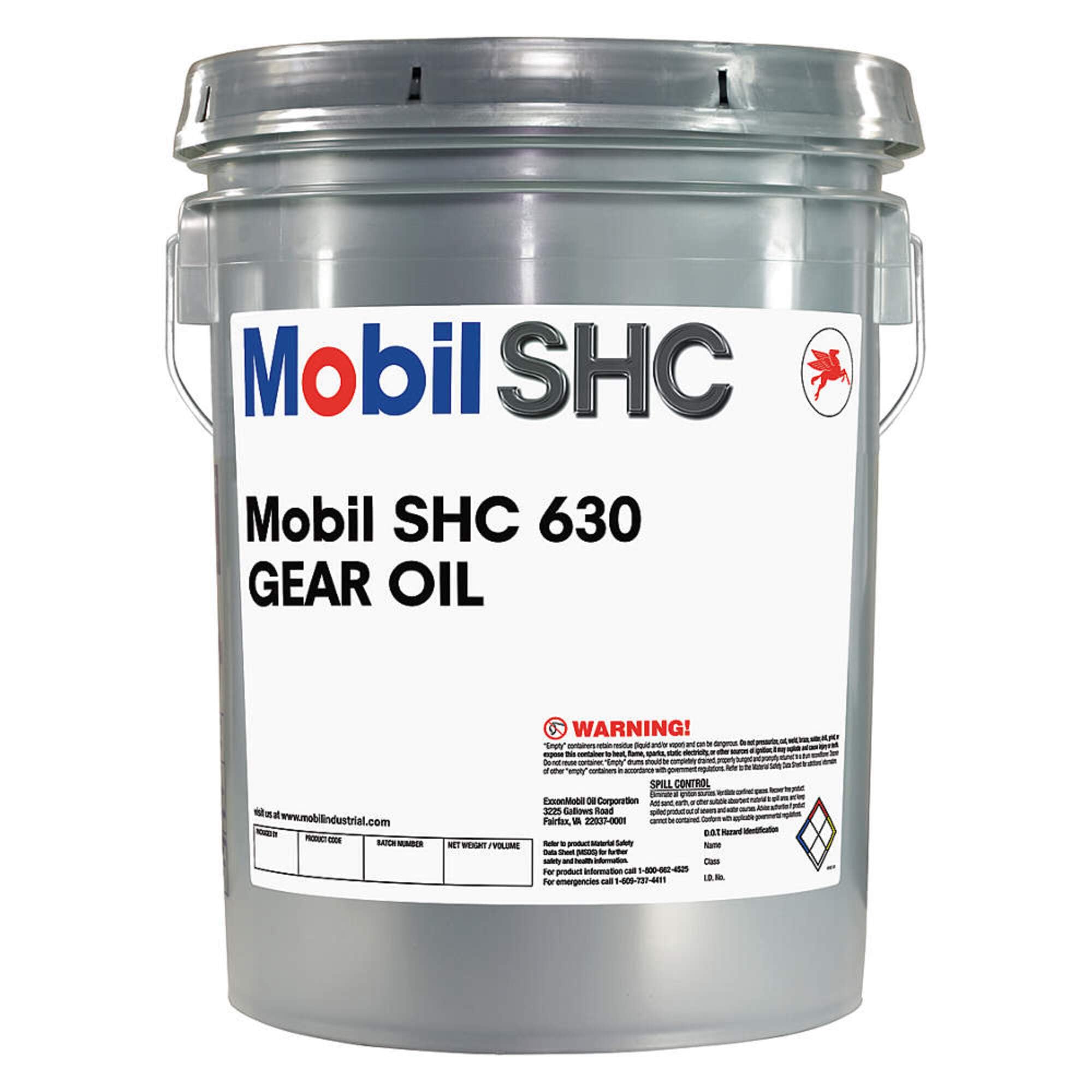 Mobil SHC 630, Circulating, ISO 220, 5 gal.