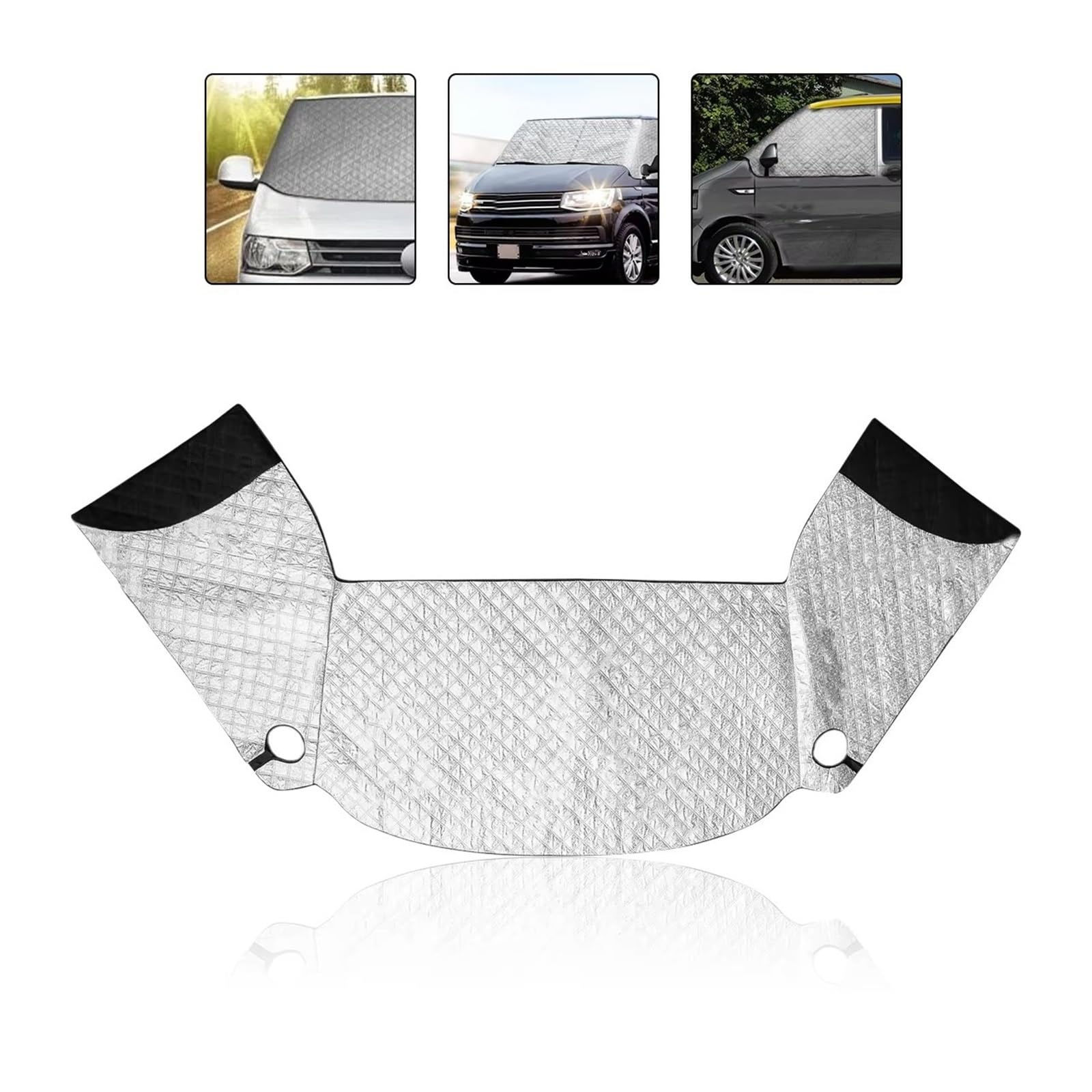 Protector para Parabrisas Coche para VW para T5/T6 Protección UV Parabrisas De Coche Cubierta De Nieve Cubierta De Toldo para Autocaravana Parabrisas Parasol Parasol Coche
