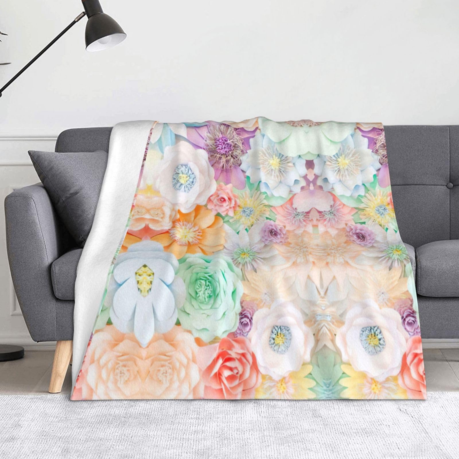 Couverture en peluche confortable à offrir pour l'automne et Halloween