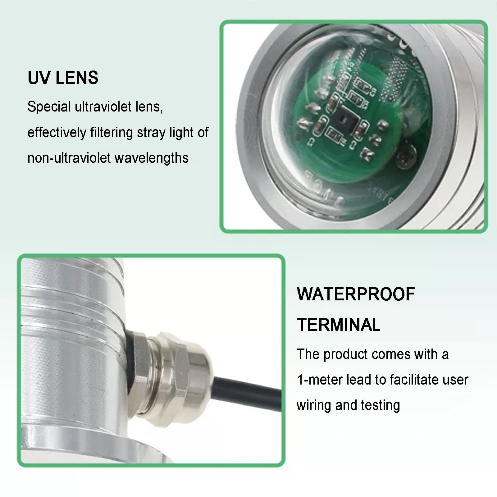 Uv-lichtintensitätssensor, 0,01 Mw, Hochauflösender Industrieller Uva-detektor (315–410 Nm), Rs485-ausgang, Zur Überwachung Von Uv-lampen, Laboranwendung 400mw