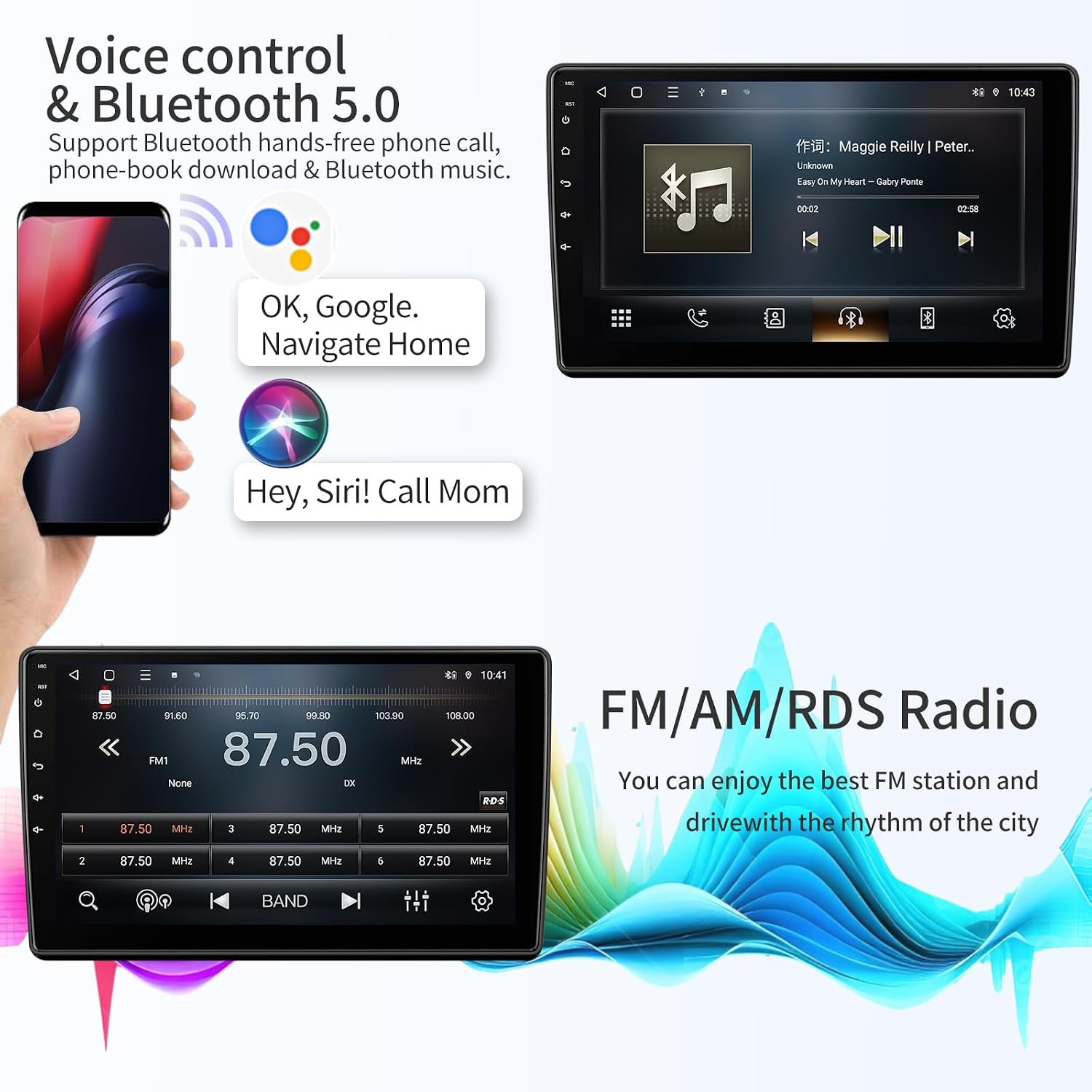 Car Radio for Dodge Challenger & Dodge Avenger 2008-2014 Stereo Replacement Upgrade 10 inch 4+32GB Touch Screen Wireless CarPlay & Android Auto Head Unit GPS Navigation Bluetooth WiFi DSP SWC FM/AM