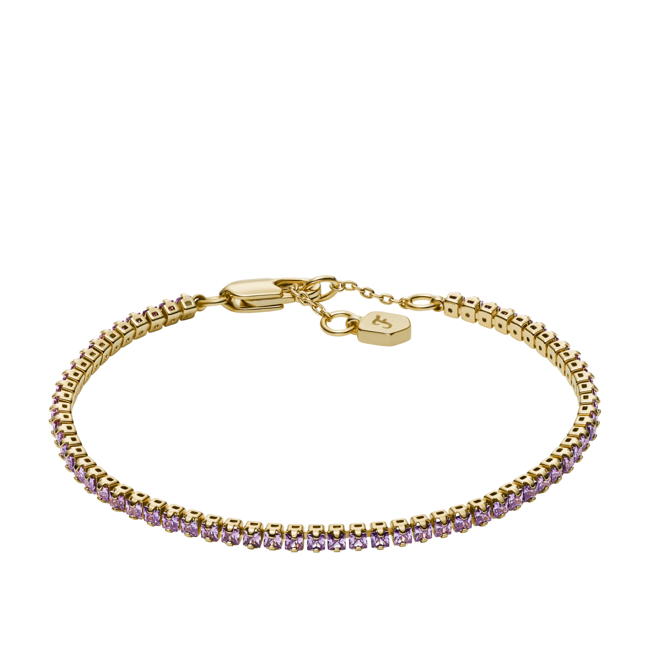 Fossil Women's Heritage D Link Stainless Steel Chain Bracelet