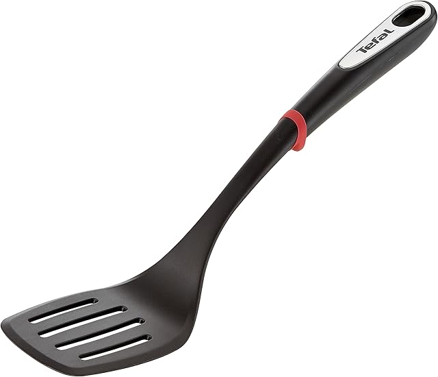 Tefal K20608 Serving spatula kitchen spatula/scraper - kitchen spatulas & scrapers (Black, Red, Stainless steel, Hanging hole, Serving spatula)