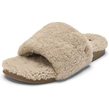 OluKai Women's Kipe'a Ulana Shearling Slide Slippers with Arch Support