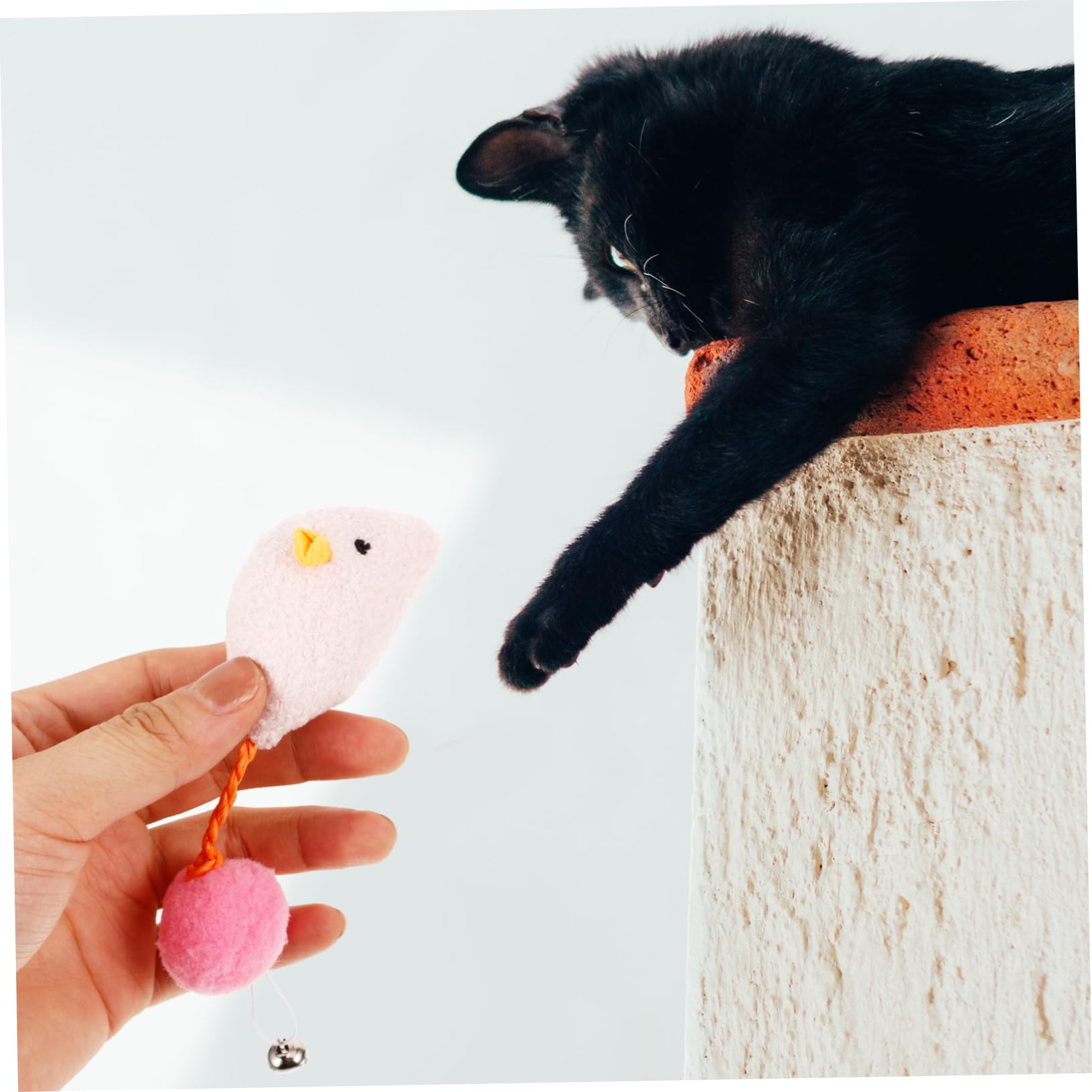 BESPORTBLE 6 Pièces Souris Jouet pour Chat Petit Jouet De Friandise Compact pour Chaton De Friandise pour Taquin pour à Gratter Petit on Peluche
