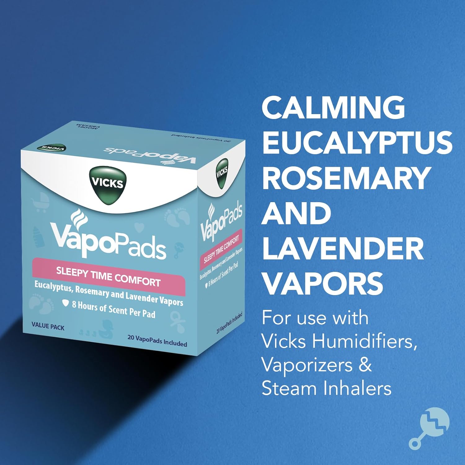 Vicks 20 unidades VapoPads, Blanco Yaxa Colombia