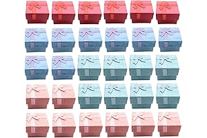 32Pcs Jewelry Boxes, your treasure keeper in lustrous colors
