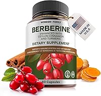 Vista 1 de Berberine Supplement 500mg with Probiotics Vitamins D and K - 1 Month Supply Ultra Berberine - 60 Capsules - 500 mg for Weight Balance, Gut Health