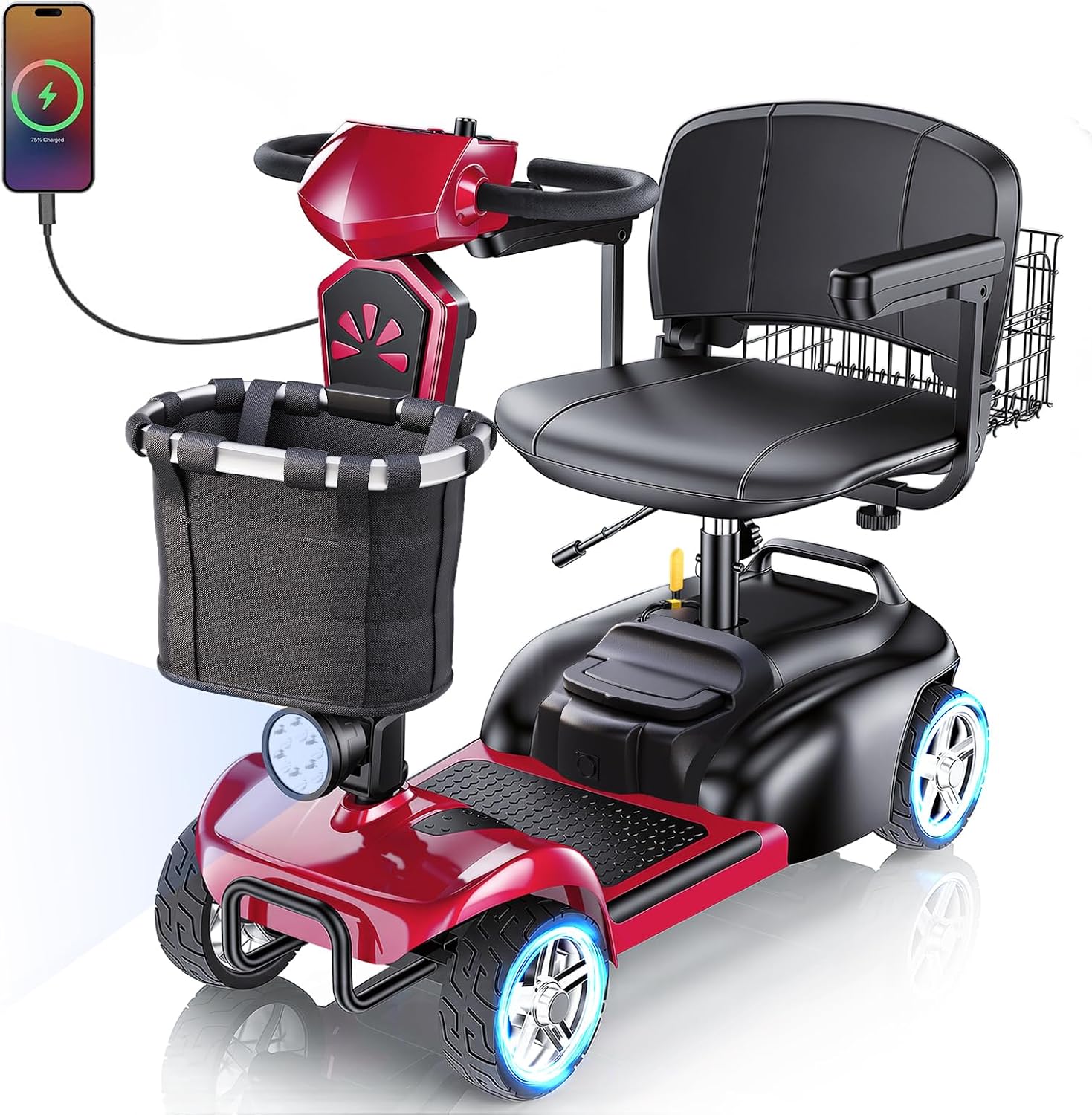 Eldryvon 4 Wheels Scooter