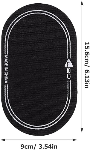 Miniatura 2 de Kit de batería de 2 uds. Protector de pantalla de bombo, parche de bombo, almohadilla de tambor de fortalecimiento, tambor de impacto almohadillas