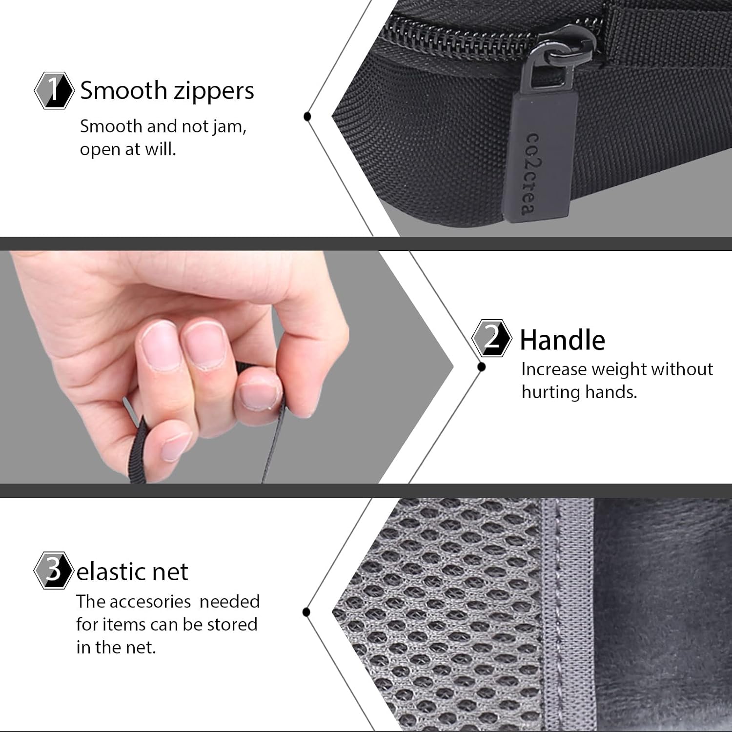 co2CREA Hard Travel Case Compatible with Micro Micro2 Wireless Sleep Sound Machine Bluetooth Speaker Fan Sounds (Size M)