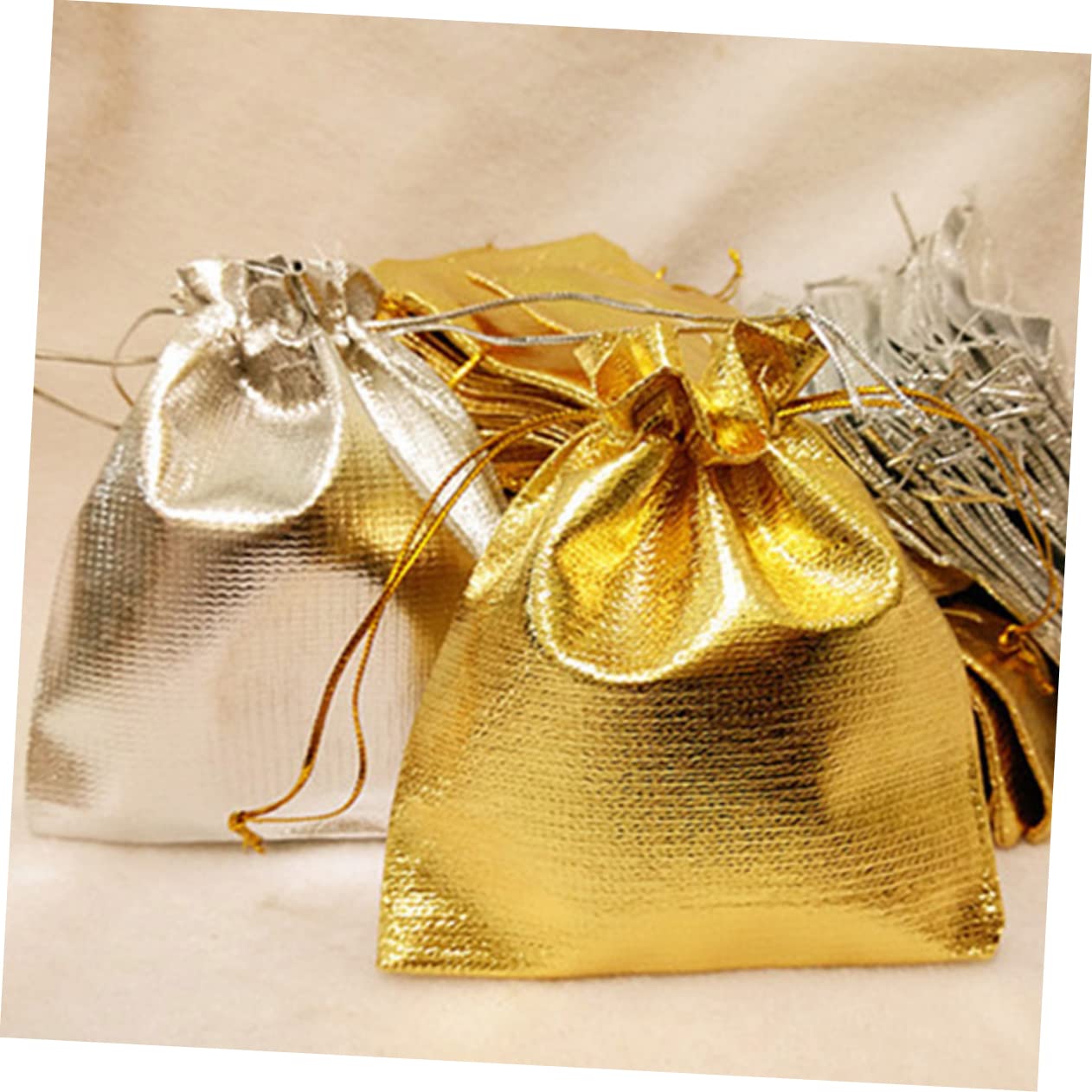 SOLUSTRE 400stücke Mini Beutel Mit Kordelzug Geschenktüten Für Partys Hochzeiten Geburtstage Und Für Schmuck Kleine Und Make-up