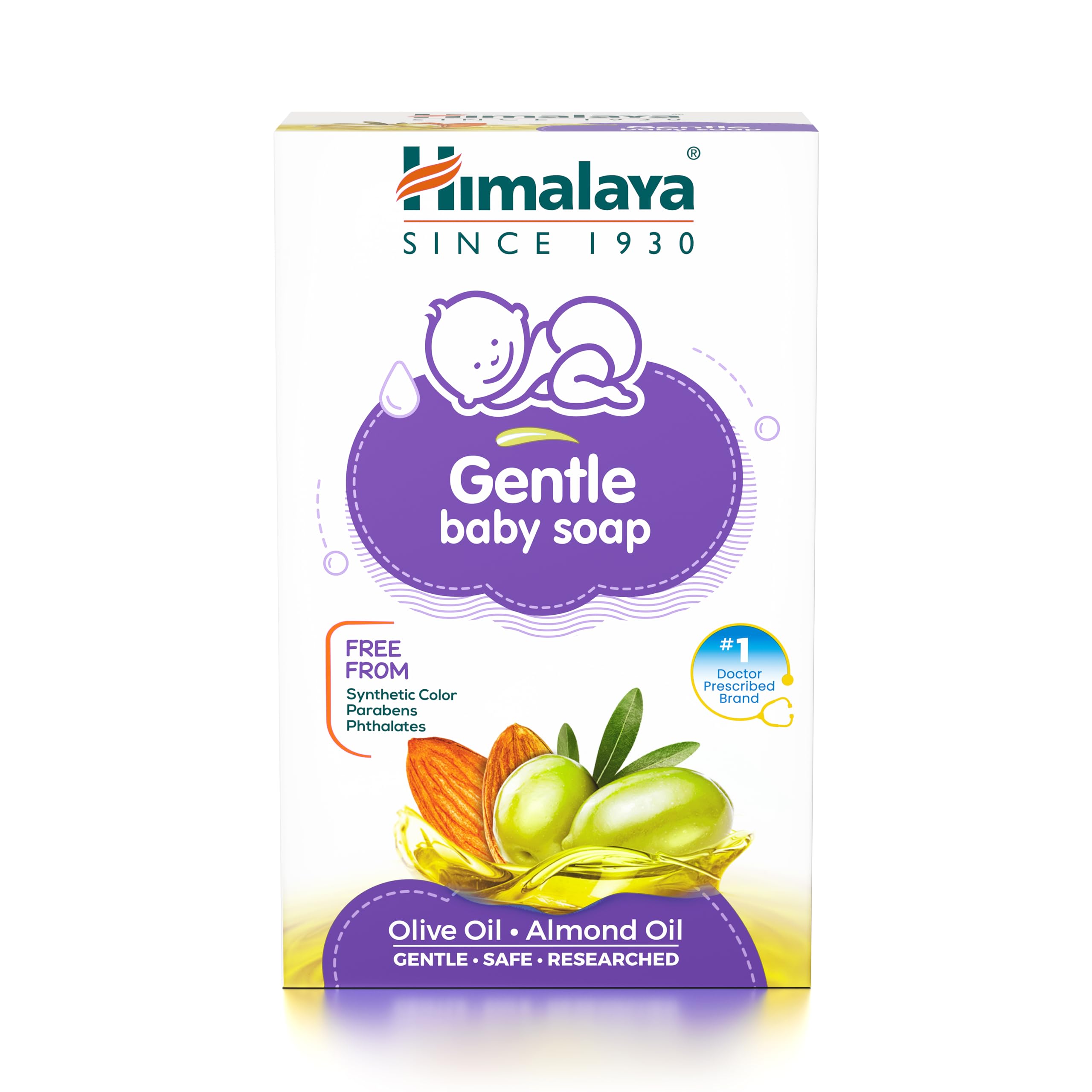 Himalaya Gentle Baby Soap 125GM - Image 1