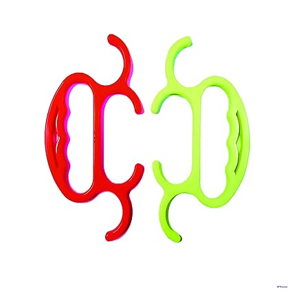 CovidKadi | 2pcs Multi Purpose Safety Key | No touch Full Hand Grip Pull Push Door Opener | Durable Plastic to Lift Shopping Bags | Safe Key Press Buttons in ATM, Lift, Doorbell - Multicolor