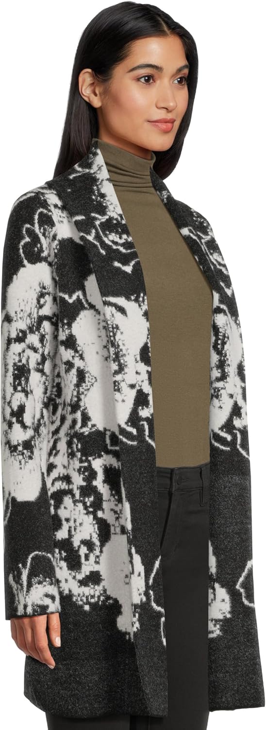 Liverpool womens Long Sleeve Open Front Shawl Sweater Coatigan - Image 2