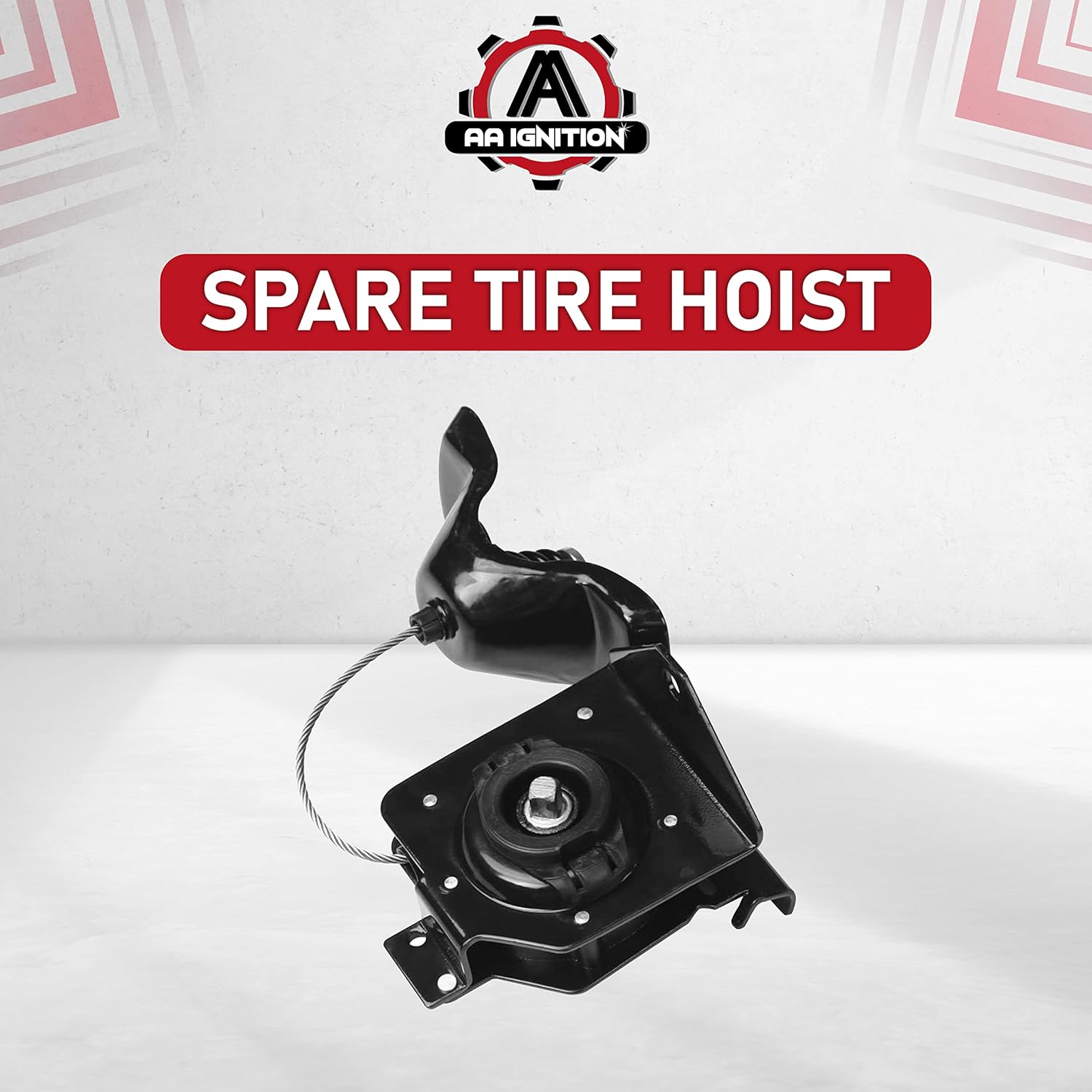 Spare Tire Hoist, Carrier Holder - Compatible with Chevy & GMC - 2003-2010 - Silverado, Sierra - 2500 HD, 3500 Classic, 3500, 3500 HD - Replaces 19259450, 25912261, 25792480, 25974844, 924-502 : Automotive