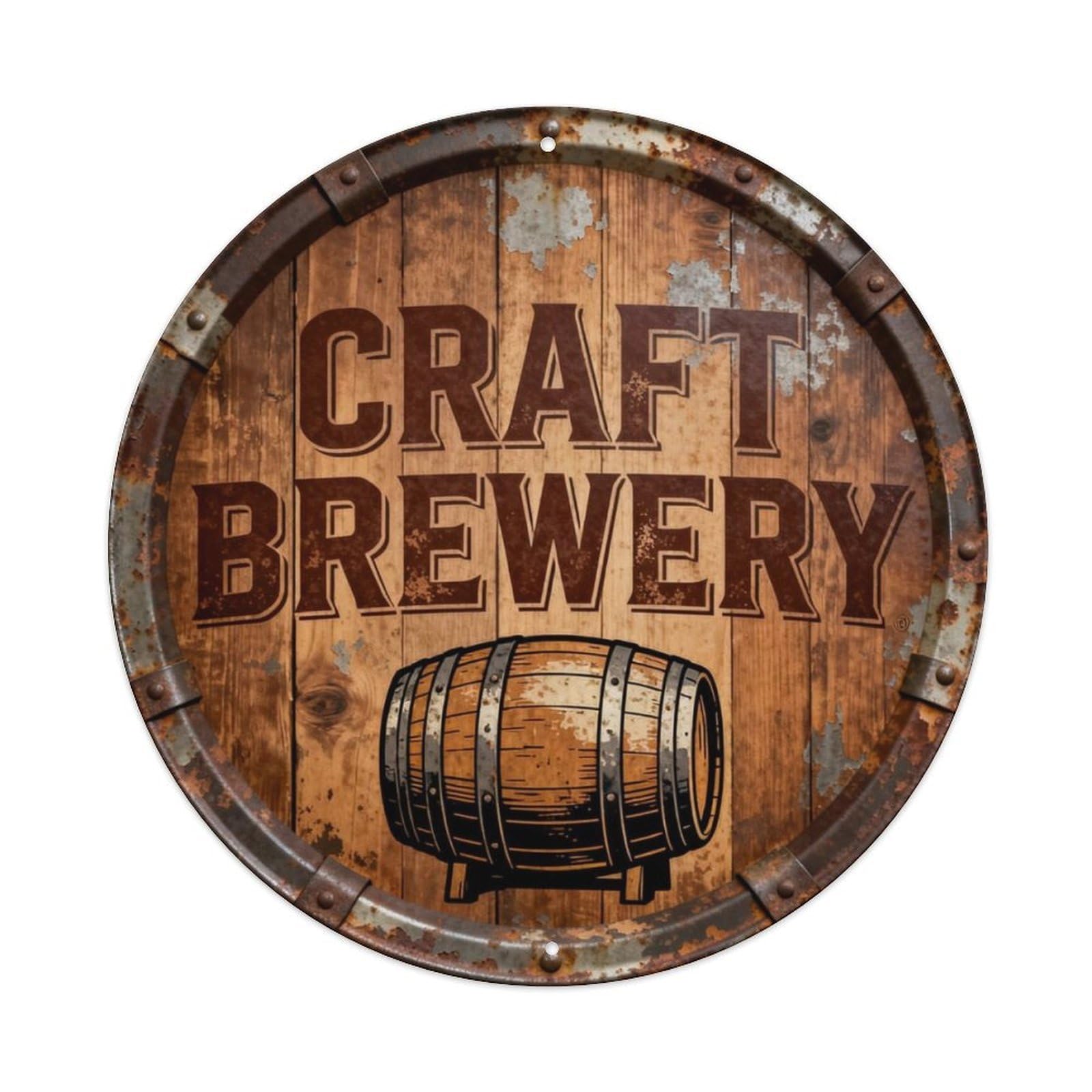 Craft Brewery Metal Tin Sign Plaque