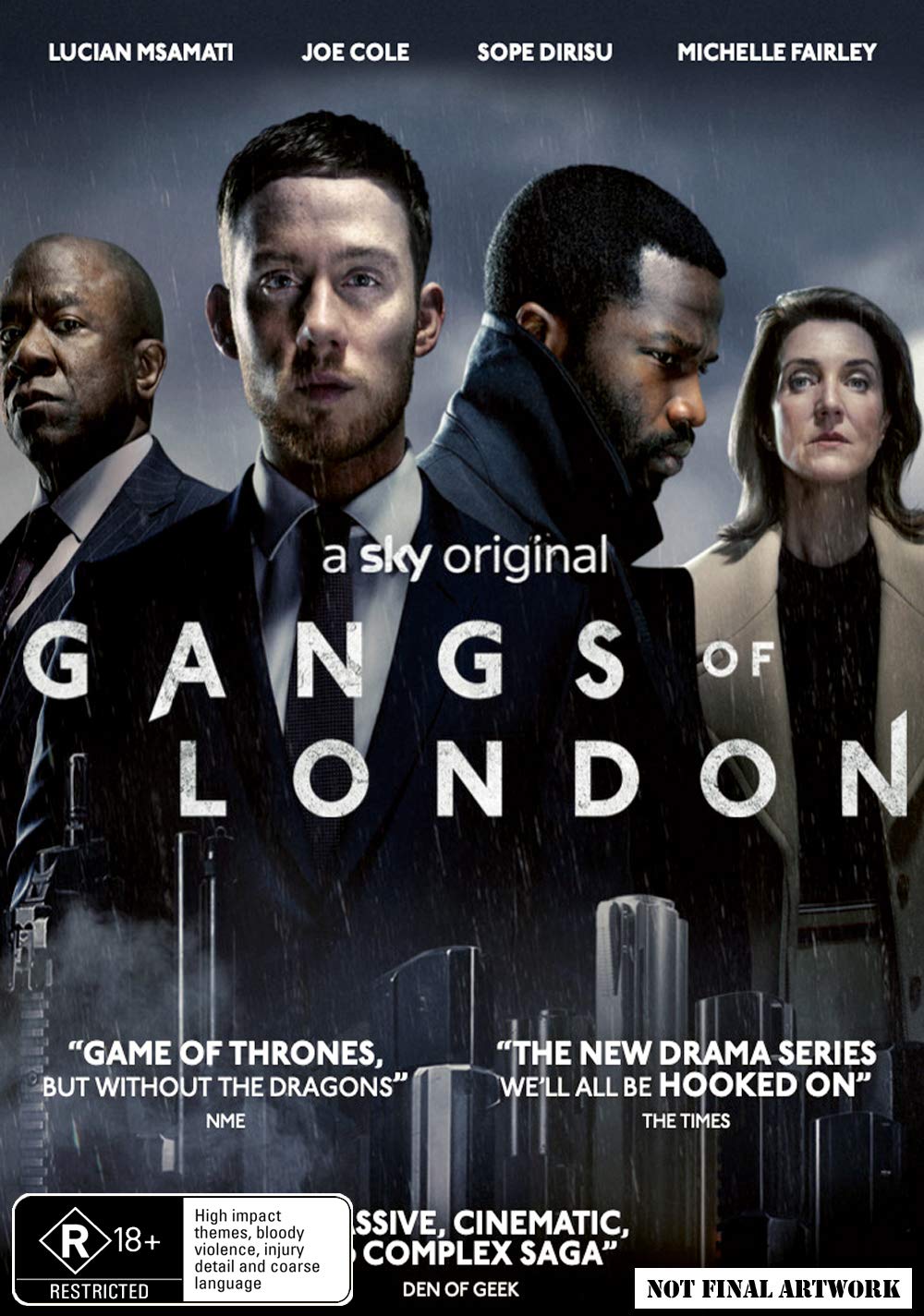 Gangs Of London DVD PAL/0 USA en formato original importado