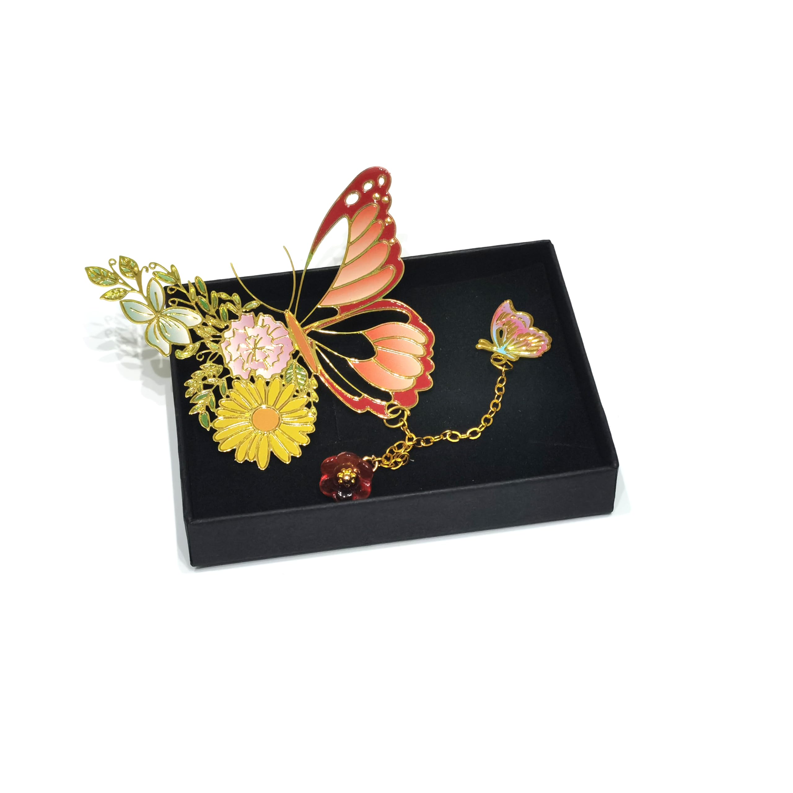 Climple Butterfly Bookmark - Book Marks for Reading Women, Book Lovers Gifts - Cute Cool Bookmarks for Women, Teacher Deals - Metal Bookmarks Butterfly Gifts for Women — image 1