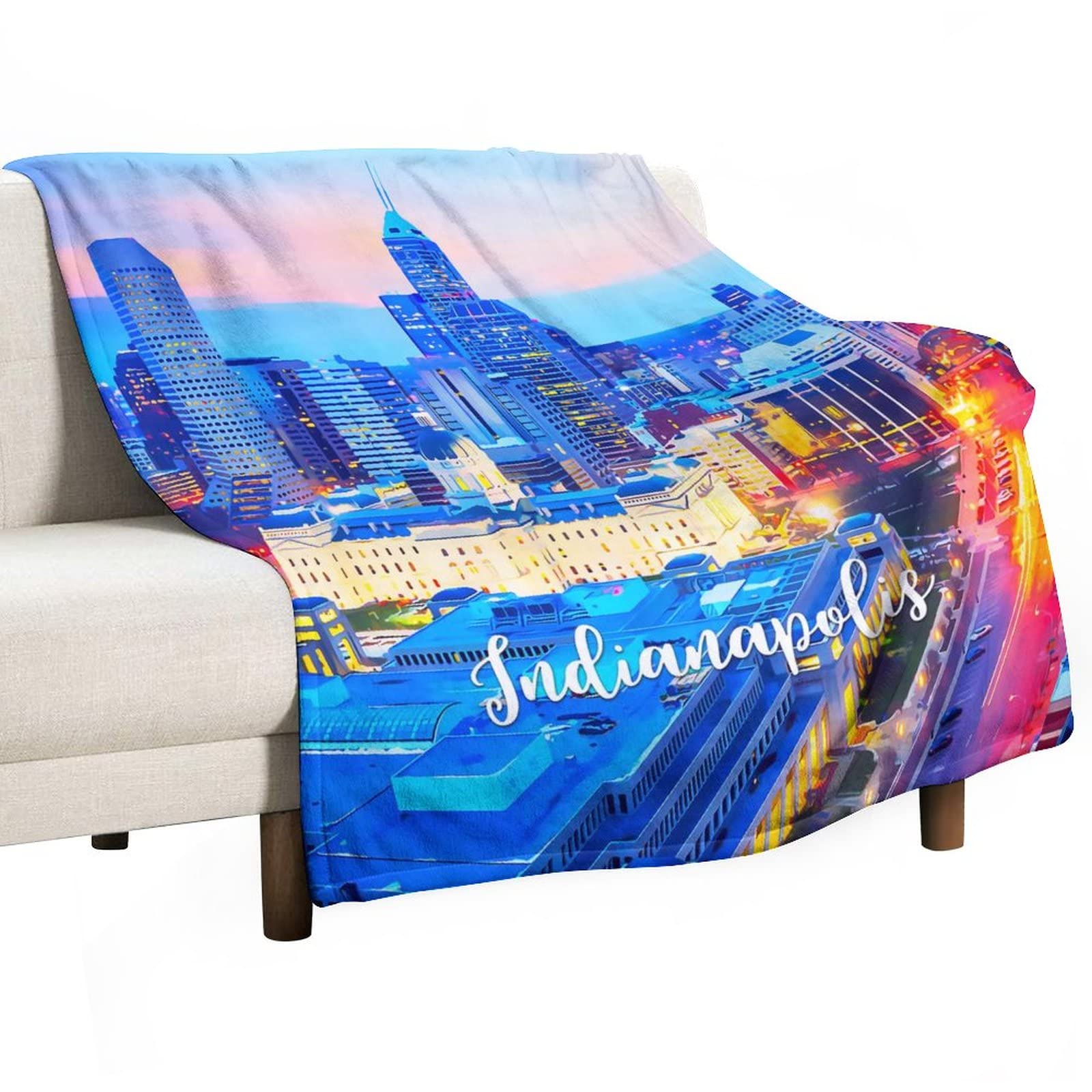 Couverture polaire Indianapolis pour vos soirées cocooning et nuits fraîches