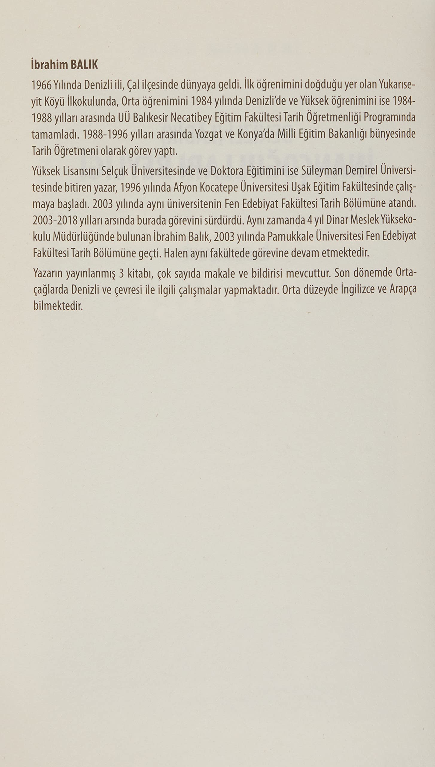 İnançoğulları Beyliği - Denizli (Ladik)