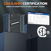 Vista 6 de DR. Infrared Heater DR-1100HP Inversor DC Completo 110,000 BTU Bomba de Calor para Piscinas de Natación Enterradas y Sobre el Suelo, Control