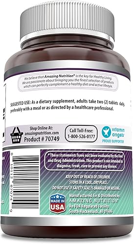 Miniatura 3 de Amazing Formulas MSM (Metilsulfonilmetano) Tabletas | Suplemento de 3000 mg por porción, sin OMG, sin gluten, fabricado en Estados Unidos (90