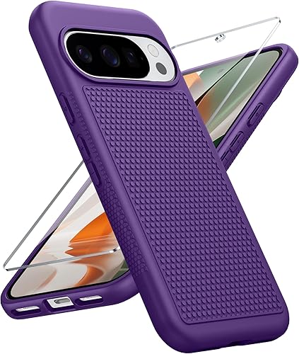 Miniatura 30 de FNTCASE Funda para Motorola Moto G-Power-5G-2024: funda protectora de doble capa resistente para teléfono celular a prueba de golpes con parte