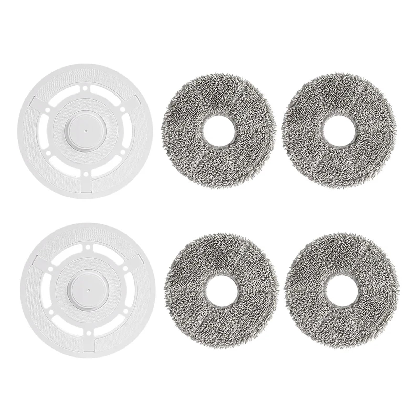 Accesorios para trapo, compatible con Ecovacs, compatible con DEEBOT, T10 TURBO/X1 TURBO/X1S PRO, piezas de repuesto para robot aspirador (juego de 4)